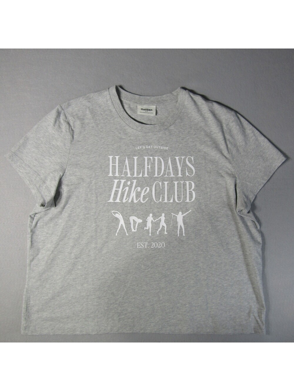NWT Halfdays Hike Club Shirt Women's XL Gray